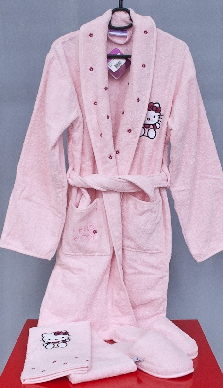 Детский банный комплект Hello Kitty (розовый) 